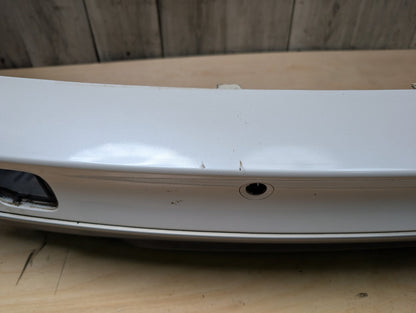 *14-18 OEM BMW F15 X5 Rear Bumper Cover PDC Holes w/ Diffuser N55 N57 White MINERALWEISS METALLIC (A96)