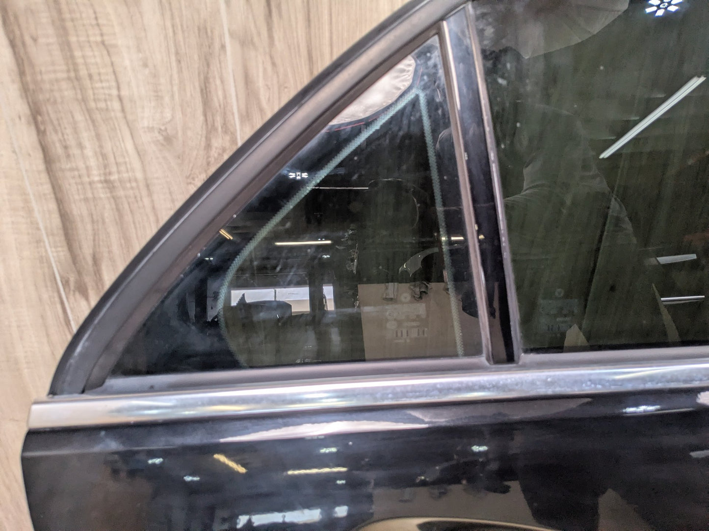 OEM Mercedes W212 E350 E400 E550 Rear Right Passenger Door Shell Panel Black 197 (Obsidian black- Metallic finish)