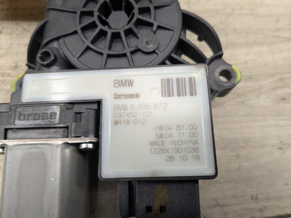 2020 BMW 330i G20 Rear Right Passenger Door Window Glass Regulator Motor 8495872 OEM BMW G20 G80 330 M340 REAR Right Passenger Side Door Window Regulator Motor