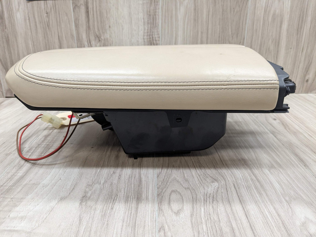 16-19 OEM BMW G11 G12 740 750 M760 Center Console Armrest Beige Leather*