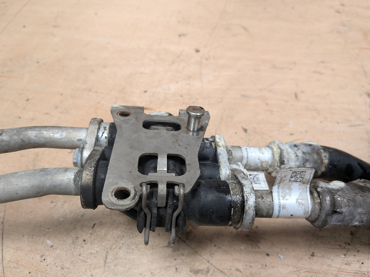 16-22 OEM BMW G11 G12 G30 F90 M5 AT Transmission Oil Cooler Line Return Flow