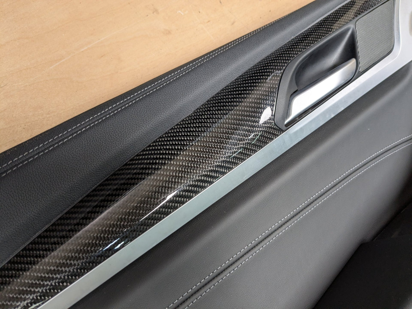 *OEM BMW F97 G01 X3 X3M Front Rear Left Right Door Panel Cards SET CARBON FIBER