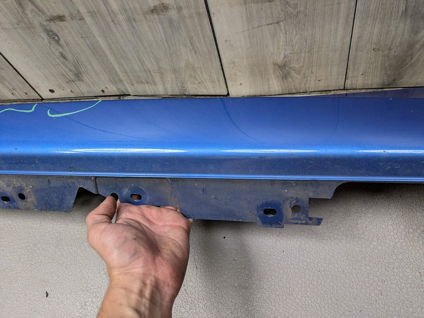 14-20 OEM BMW F22 F23 M235 M240 Left Driver Side Skirt Rocker Panel M SPORT Blue