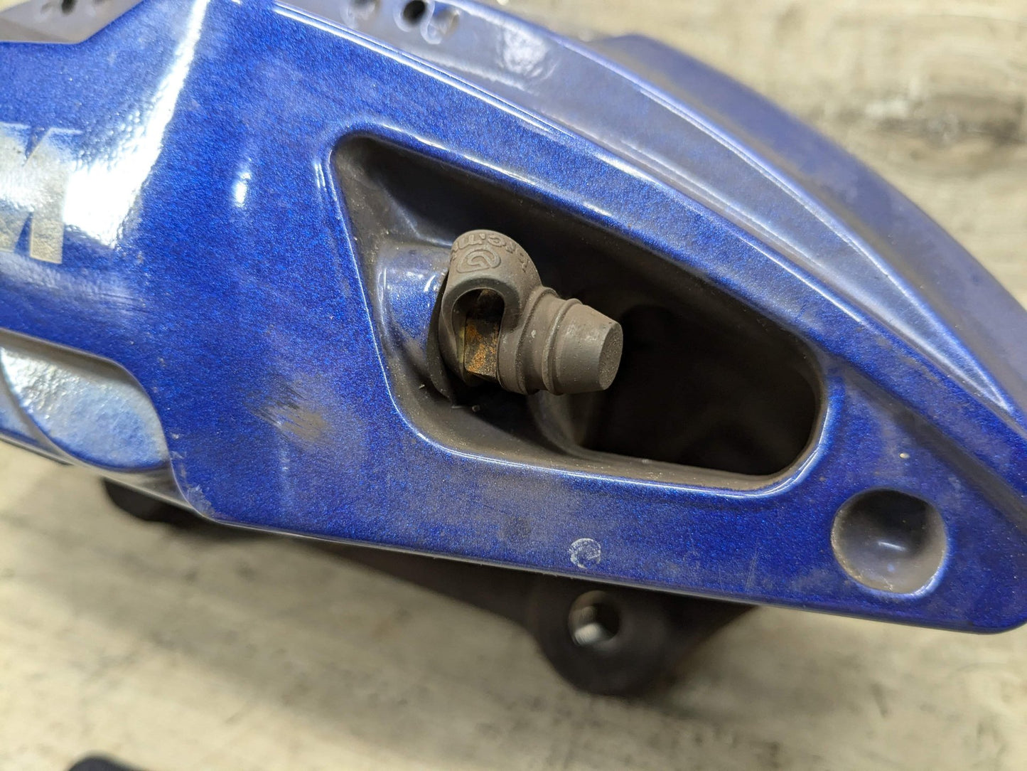 OEM BMW G01 X3 M40 G20 M340 Front Right Passenger Side Brake Caliper Brembo Blue
