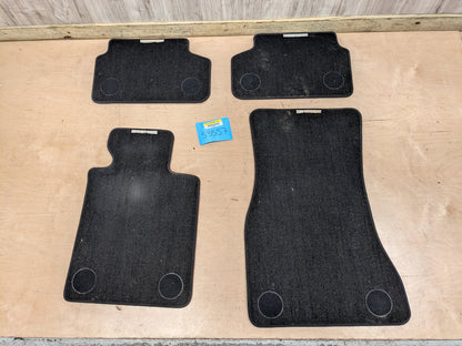 2017-2023 BMW M550i G30 Front Rear Left Right Mat Carpet Floor Mats SET 8090551 OEM BMW F90 G30 530 540 550 M5 Front Rear Left Right Carpet Floor Mats SET Black OEM