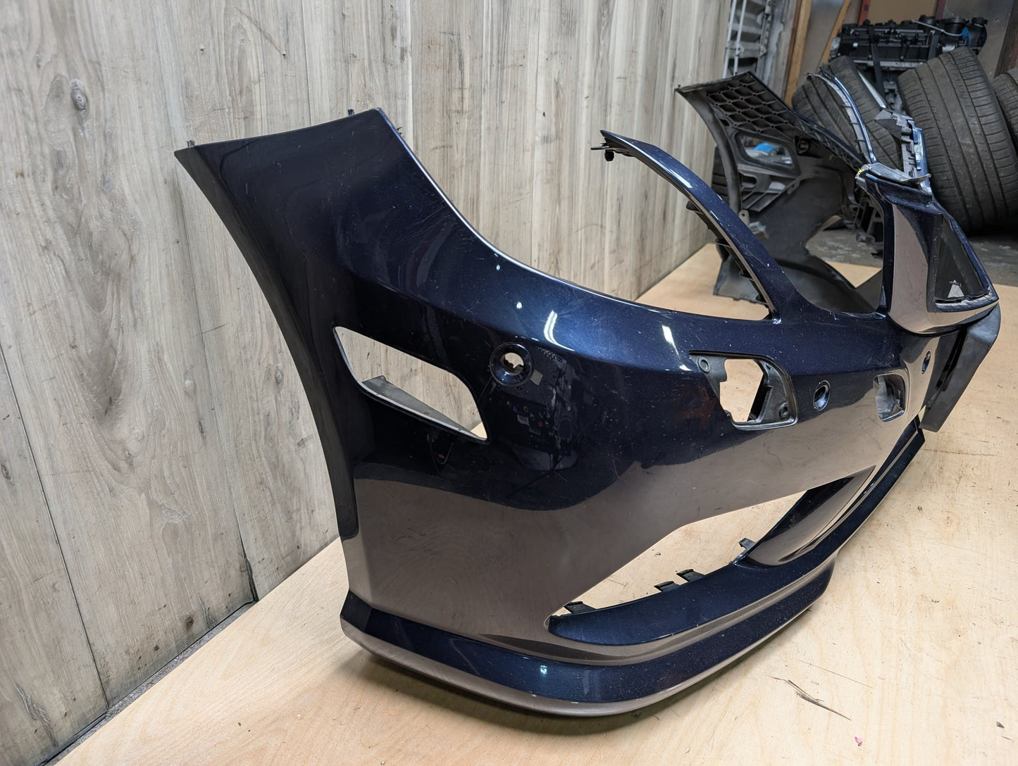 *10-13 OEM Mercedes A207 C207 W207 E350 E550 Front Bumper Cover Panel Blue 890 Blue 890
