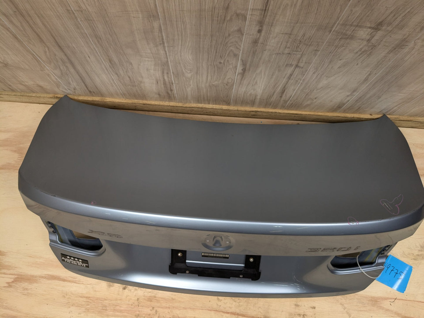 12-18 OEM BMW F30 F80 320 328 335 340 M3 Rear Trunk Lid Panel Deck Shell Blue LIQUID BLUE METALLIC (B40)