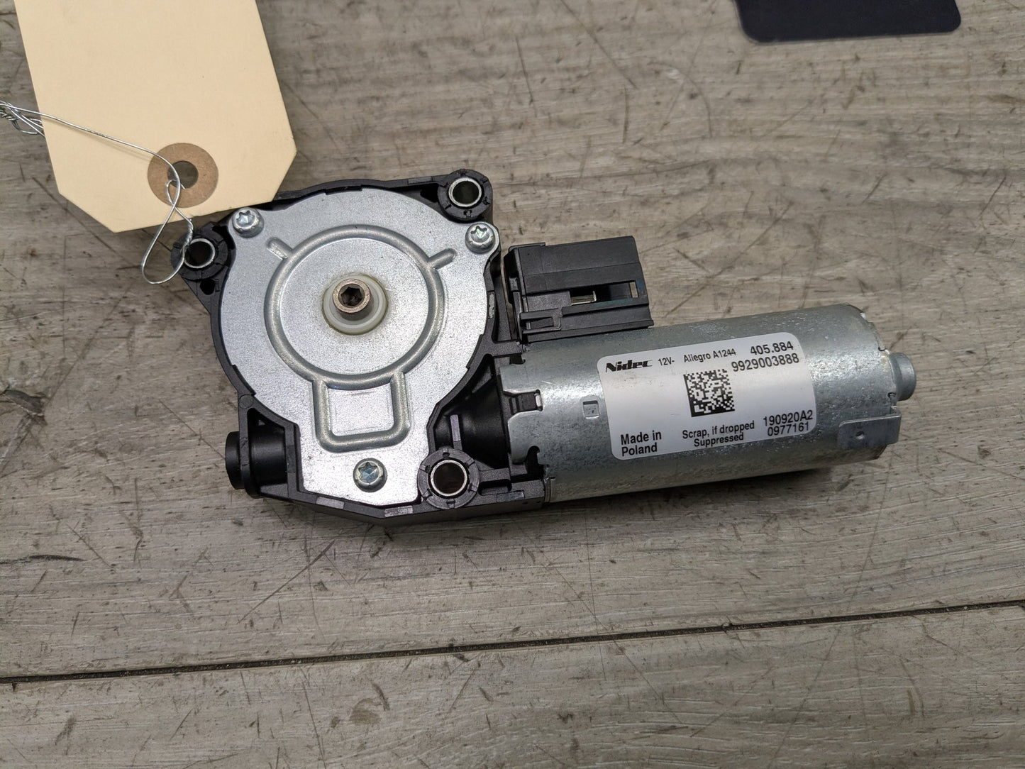 2020 BMW 330i G20 Sunroof Sun Roof Glass Motor 7424804 OEM BMW G20 G22 G26 G42 G80 G82 G87 M2 M3 M4 Sunroof Moonroof Motor Drive Unit