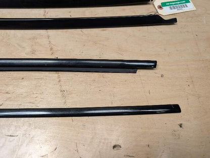 OEM BMW E88 135 Front Rear Door Exterior Trim Molding High Gloss Black SET of 7