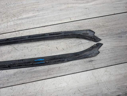 12-20 OEM BMW F30 F31 F80 M3 Front Left Right Windshield Side Drip Molding PAIR
