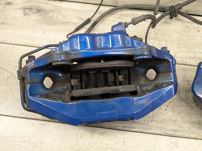2020 BMW M340i G20 Front Rear Left Right Brake Caliper SET 6891235 OEM BMW G20 G22 G23 M240 M340 M440 Front Rear Left Right Brake Calipers SET Blue