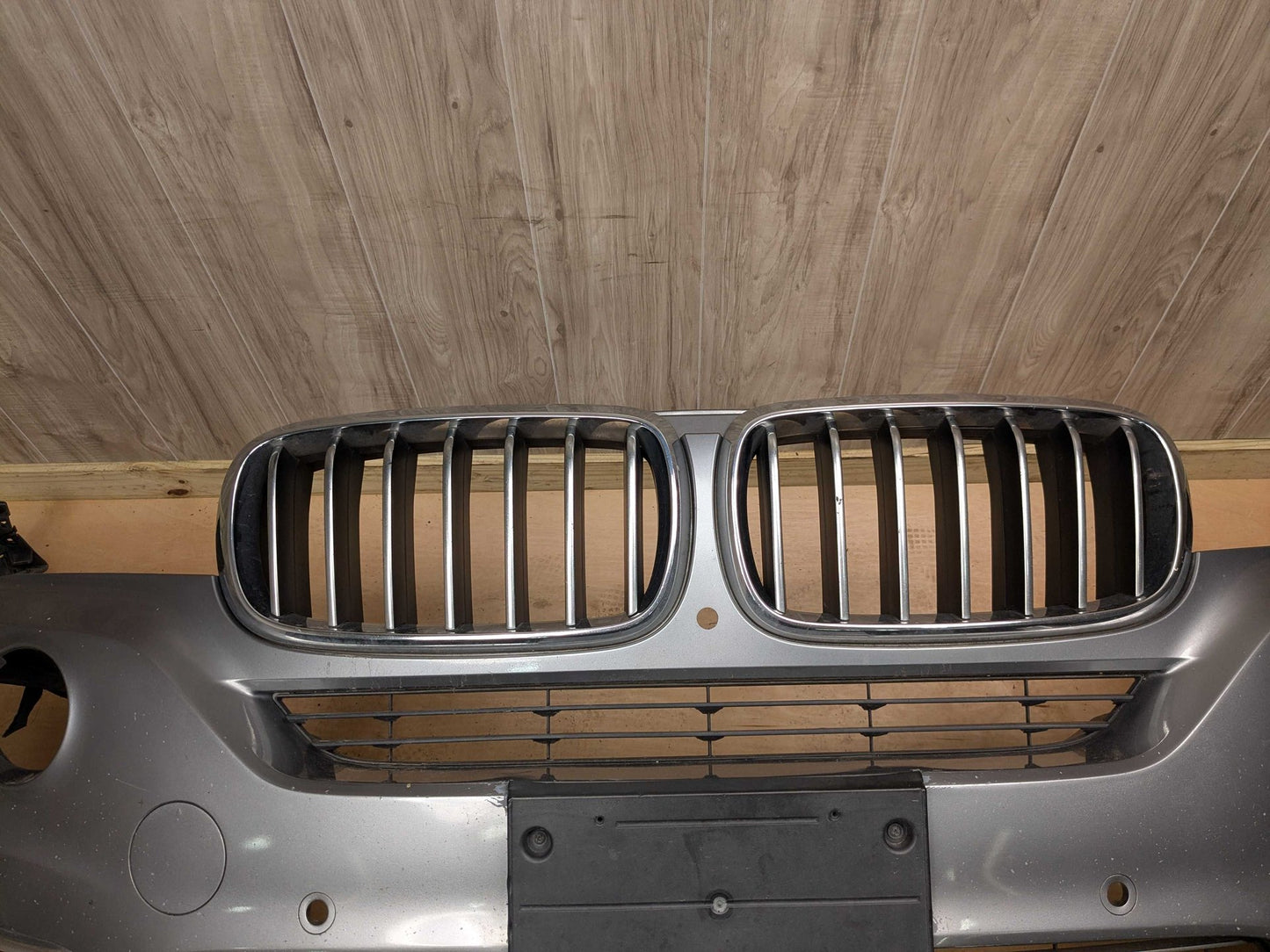 *14-18 OEM BMW F15 X5 Front Bumper Cover w/ Upper Lower Grilles Gray A52 SPACEGRAU METALLIC (A52)