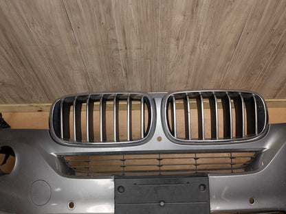 *14-18 OEM BMW F15 X5 Front Bumper Cover w/ Upper Lower Grilles Gray A52 SPACEGRAU METALLIC (A52)