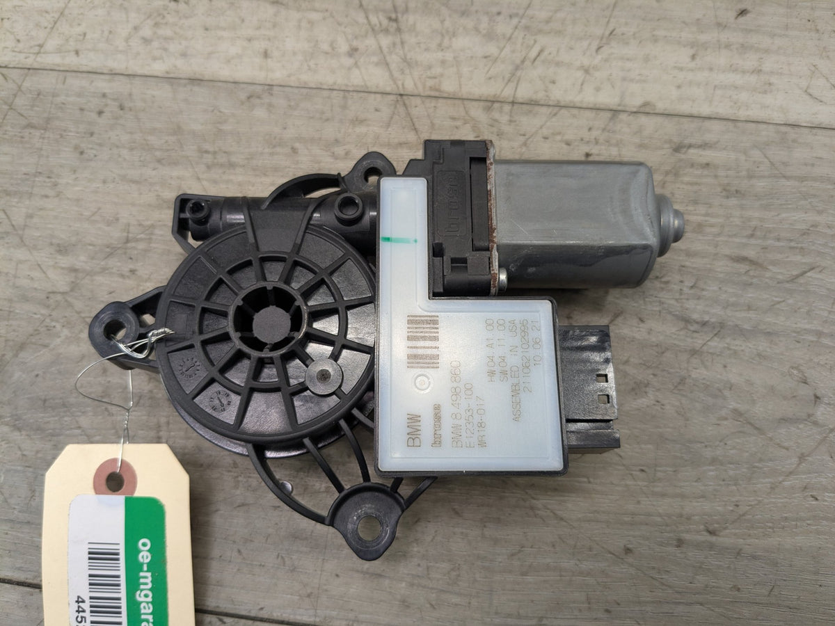 2021 BMW 330i G20 Front Right Passenger Door Window Glass Regulator Motor 8498860 OEM BMW G20 G80 330 M340 M3 FRONT Right Passenger Door Window Regulator Motor