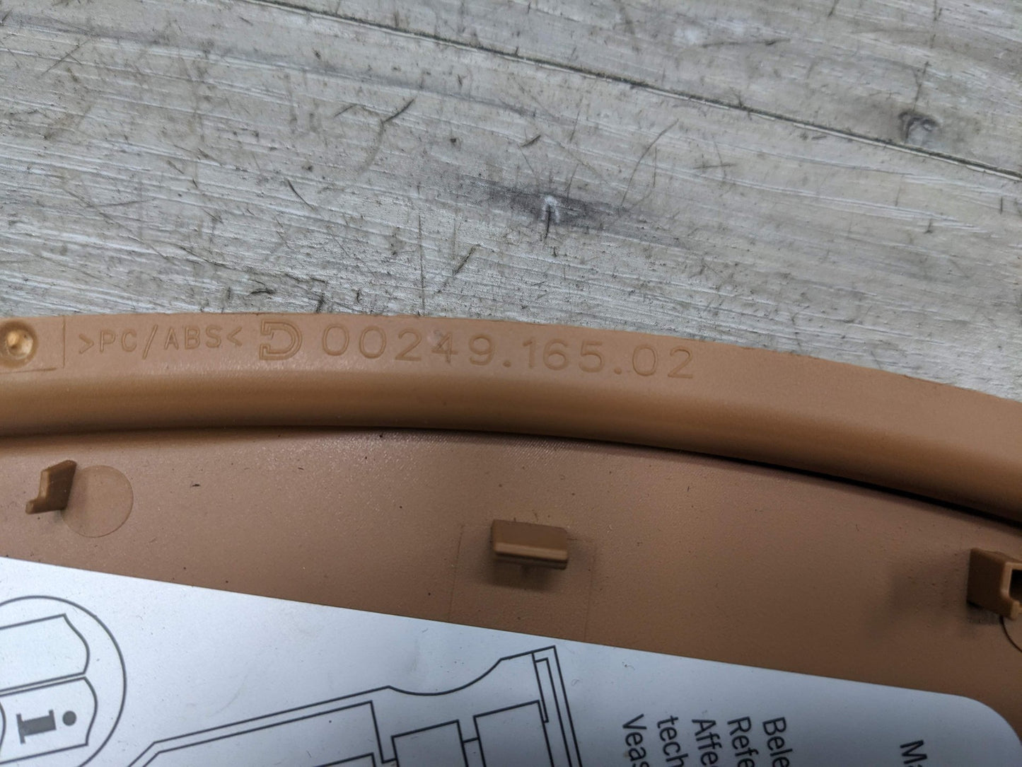 2010 Porsche Panamera - Instrument panel side cover dashboard end cap trim PN: 970552406