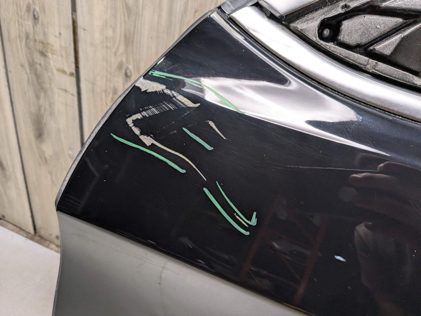 15-19 OEM BMW F16 X6 F86 X6M Front Left Driver Door Shell Panel Black 668 Black SCHWARZ II (668)