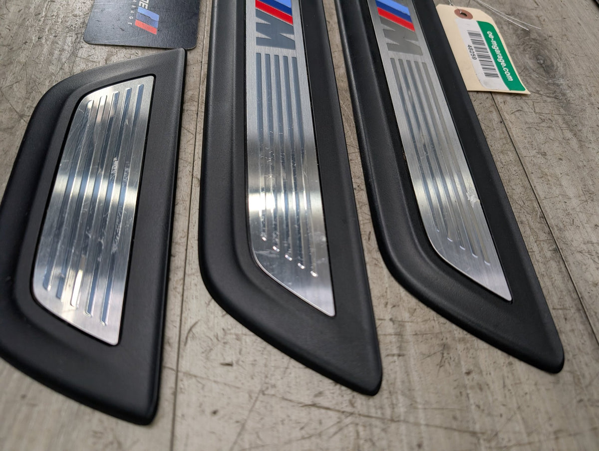 OEM BMW F25 F26 X3 X4 M SPORT Front Rear Left Right Door Sill Cover Trims SET