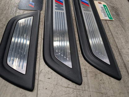 OEM BMW F25 F26 X3 X4 M SPORT Front Rear Left Right Door Sill Cover Trims SET