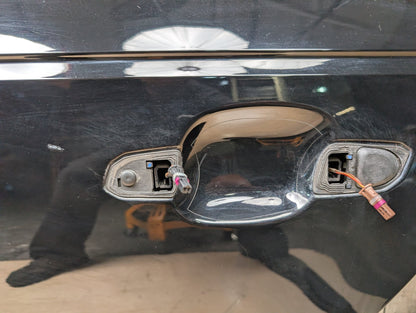 17-19 OEM AUDI A4 S4 Rear Left Driver Side Door Shell Black A2/ Y9B