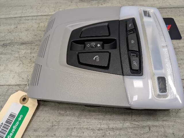 OEM BMW F15 F16 F39 F85 F86 X5 X6 Headliner Roof Console Dome Light Switch Gray