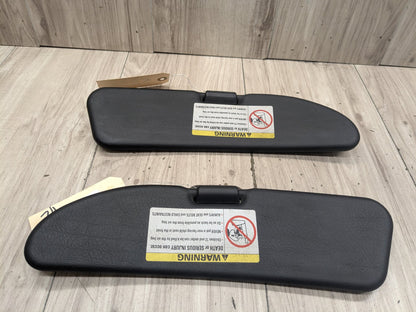 OEM BMW E36 Z3 Left Right Driver Passenger Side Interior Sun visor PAIR Black