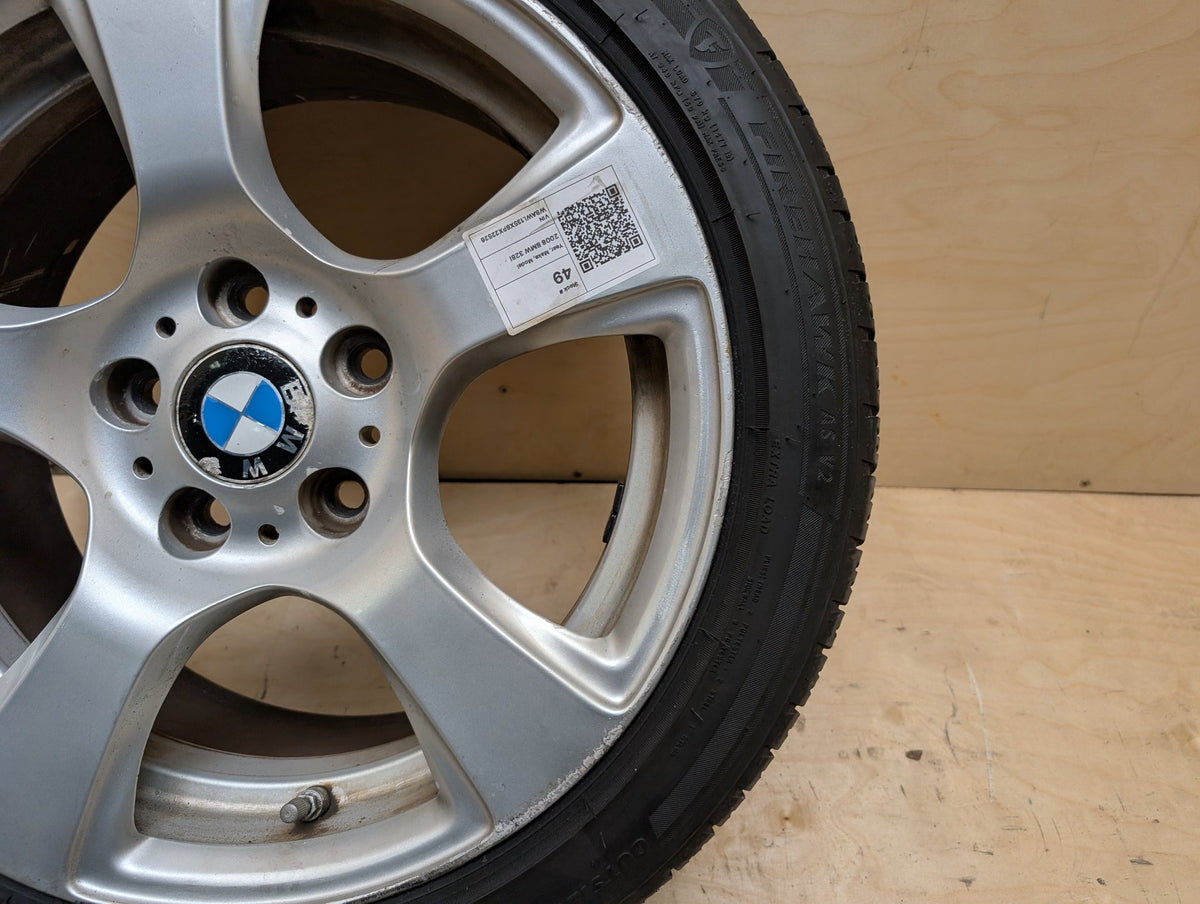 06-13 OEM BMW E90 E92 E93 Alloy Wheel Rim 17x8" ET34 Spider Spoke Style 157"