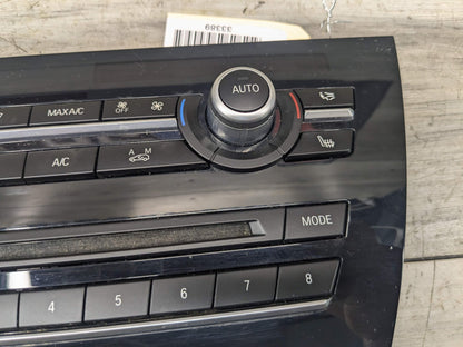 14-18 OEM BMW F15 F85 X5 F16 F86 X6 AC Heater Control Panel Radio Media Switch