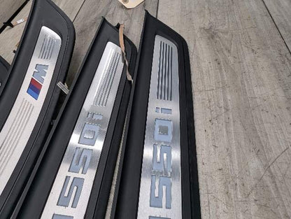 *17-20 OEM BMW G30 530 540 M SPORT Front Rear Left Right Door Sill Cover Trims SET