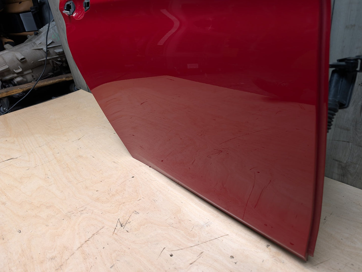 OEM BMW F30 F80 328 330 335 340 M3 Rear Right Passenger Door Shell Panel Red MELBOURNEROT METALLIC (A75)
