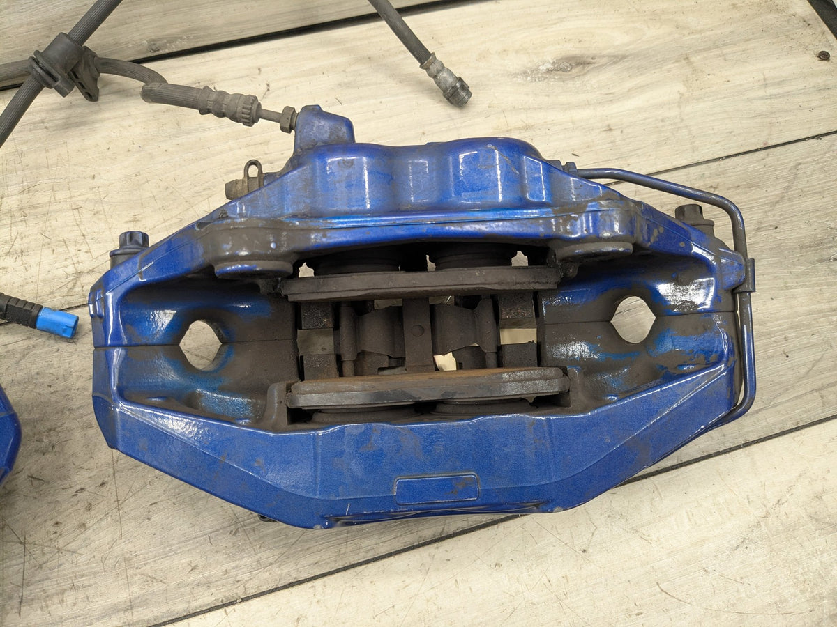 2020 BMW M340i G20 Front Rear Left Right Brake Caliper SET 6891235 OEM BMW G20 G22 G23 M240 M340 M440 Front Rear Left Right Brake Calipers SET Blue