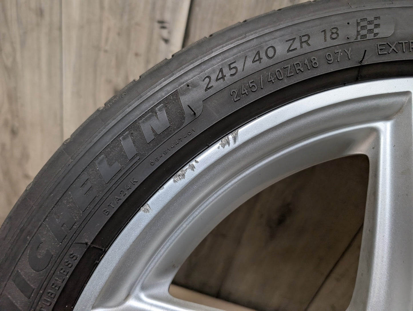 *OEM Mercedes W207 E300 E400 E550 AMG Front Wheel Rim 18x8 ET45 5 Double Spoke