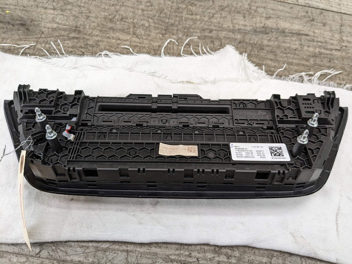 17-20 OEM BMW F90 M5 G30 AC Switch Heater Control Panel Radio Media Buttons