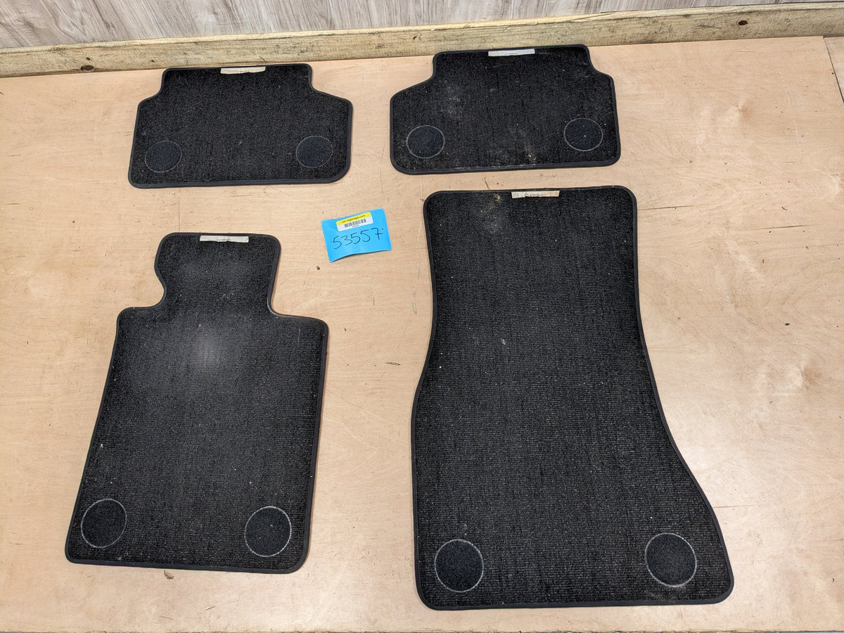 2017-2023 BMW M550i G30 Front Rear Left Right Mat Carpet Floor Mats SET 8090551 OEM BMW F90 G30 530 540 550 M5 Front Rear Left Right Carpet Floor Mats SET Black OEM