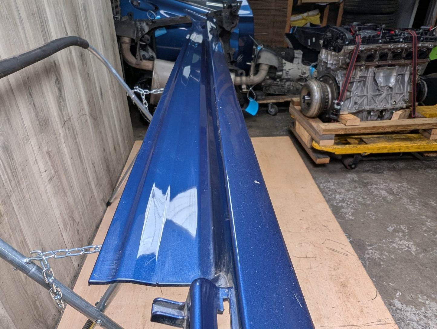 18-24 BMW G01 G02 F97 X3 X4 M Sport Left Driver Rocker Panel Blue C1M