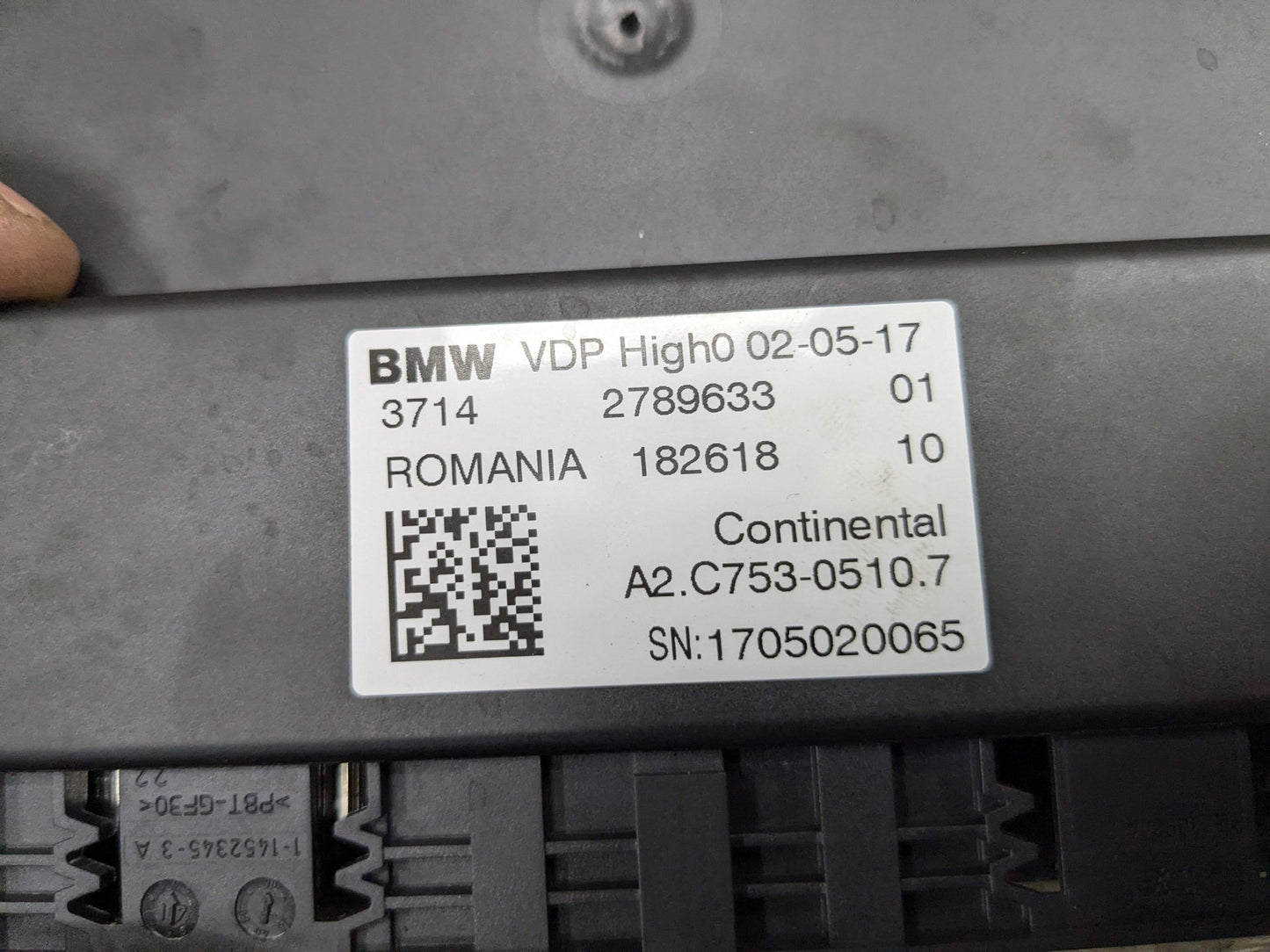 2018 BMW 550i G30 Suspension Module 2789633 OEM BMW G12 G30 M550 750 M760 Active Air Suspension VDP Control Module Unit