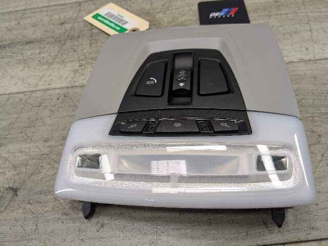 OEM BMW F15 F16 F39 F85 F86 X5 X6 Headliner Roof Console Dome Light Switch Gray