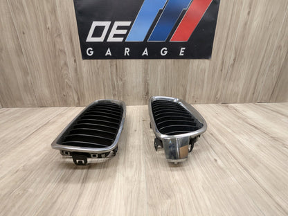 OEM BMW F30 F31 328 330 335 340 Front Left Right Upper Bumper Kidney Grilles SET