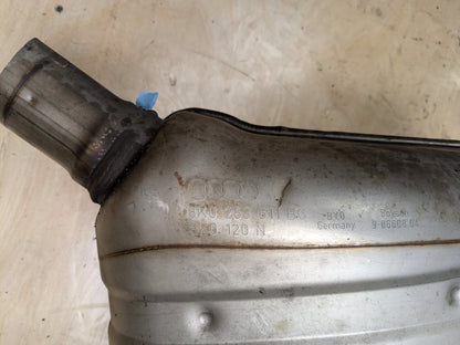 13-17 OEM AUDI S4 S5 3.0L Rear Left Driver Side Exhaust Muffler
