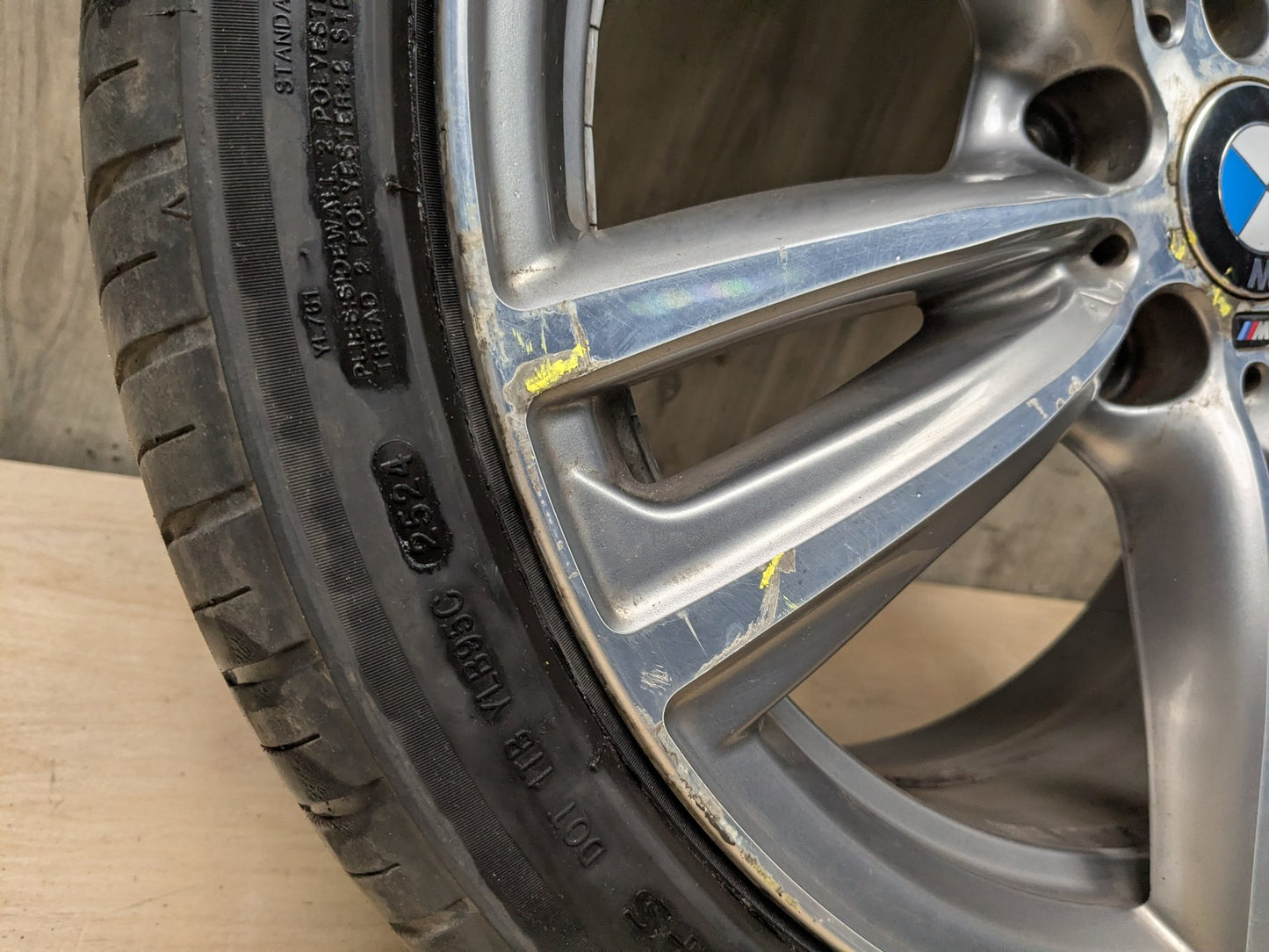 OEM BMW F30 F32 F33 F36 335 435 Wheel Rim 19x8.5 ET47 M Double Spoke Style 442