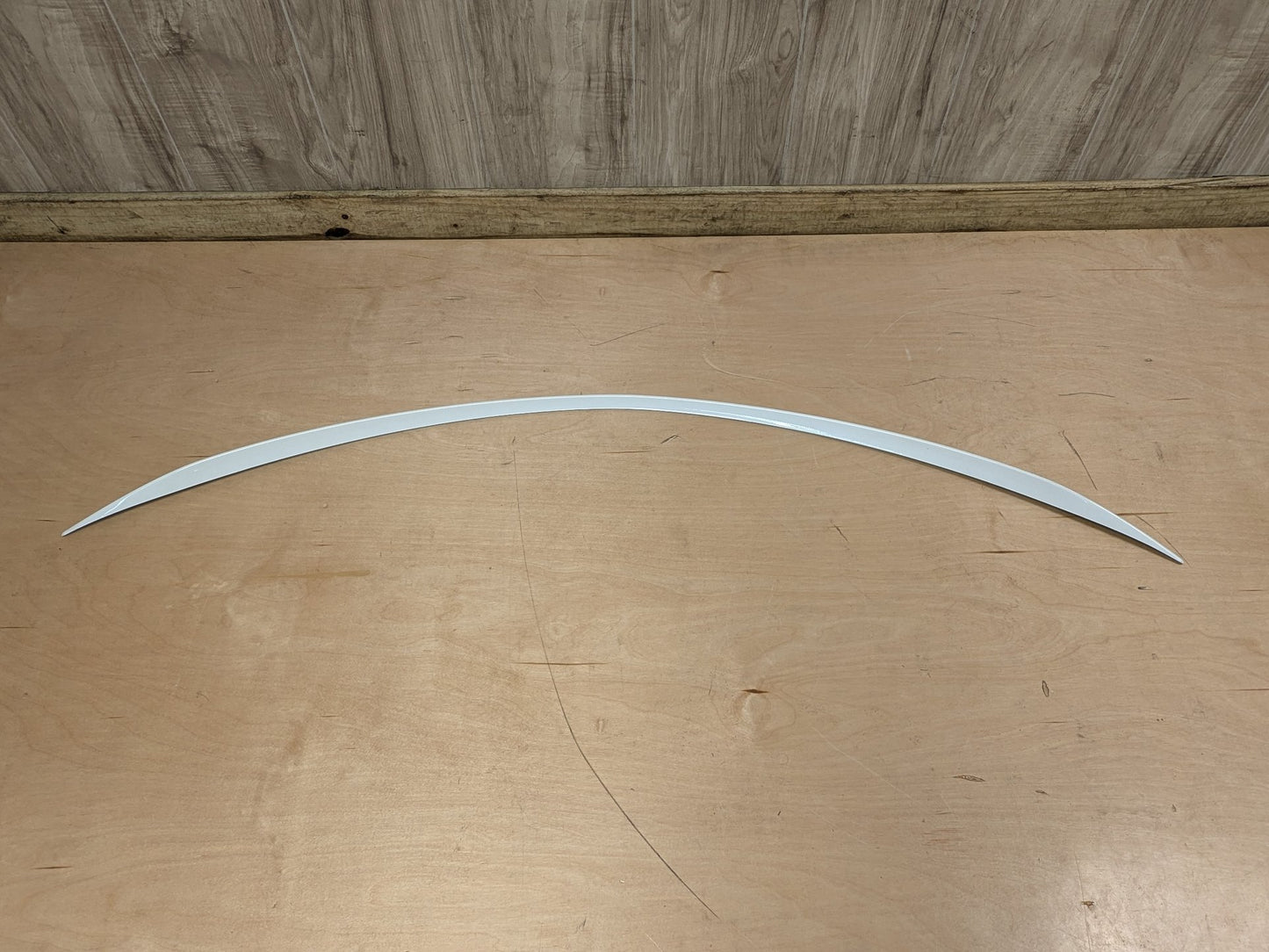 Mercedes W205 Rear Spoiler AMG Boot Trunk Trim Panel Obsidian 149 Polar white