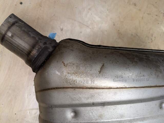 13-17 OEM AUDI S4 S5 3.0L Rear Left Driver Side Exhaust Muffler