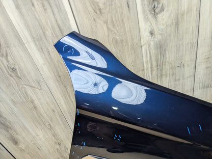 *11-16 OEM BMW F10 528 535 550 Right Passenger Side Fender Panel Blue A89 IMPERIALBLAU BRILLANTEFFEKT METALLI (A89)