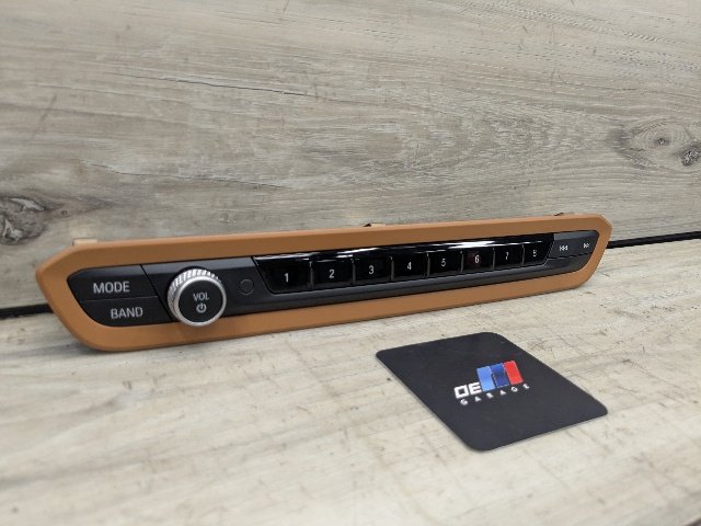 OEM BMW G20 G22 G23 G80 G82 G83 Control Panel Radio Media Buttons Control BROWN