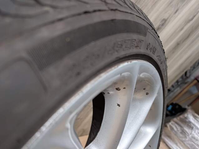 03-08 OEM BMW E85 Z4 Rim Wheel 17x8" ET:47 LA Wheel Turbine Style 106
