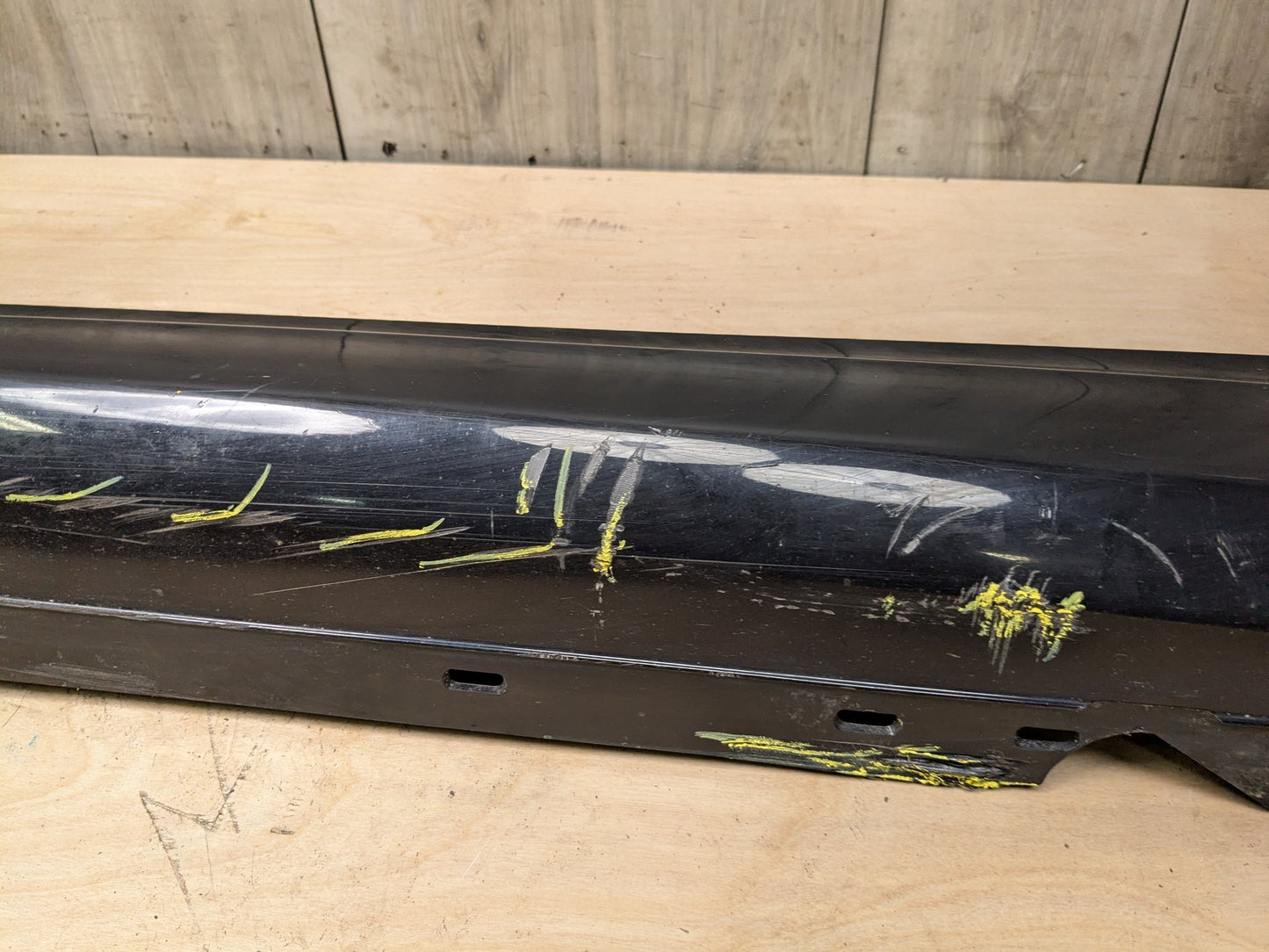 OEM BMW E82 E88 128 135 M SPORT Left Right Side Skirt Rocker Panel Black 668