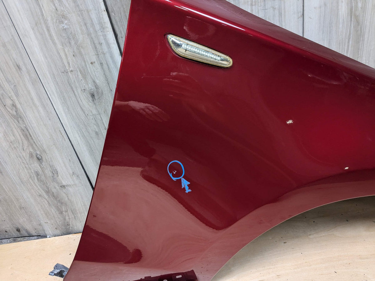 *08-13 OEM BMW E82 E88 128 135 Right Passenger Side Fender Panel Red A82 Red VERMILIONROT METALLIC (A82)