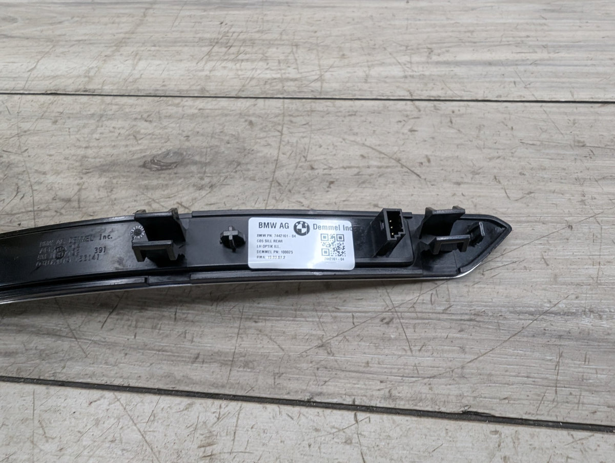 2019-2026 OEM BMW G05 G06 G07 X5 X7 Rear Left Driver Side Door Sill Entrance Scuff Plate