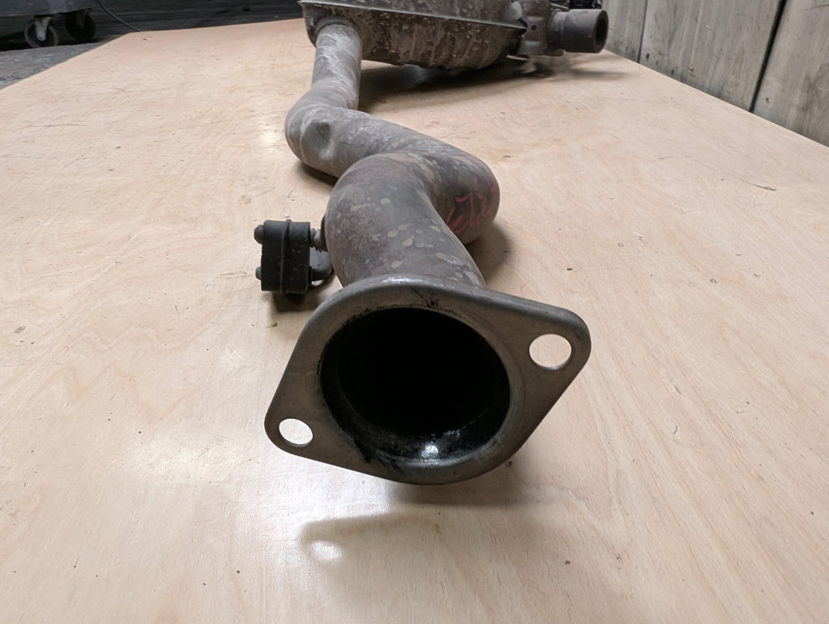 11-13 OEM BMW E82 E88 135 Rear Exhaust Muffler System N55 w/ Tips