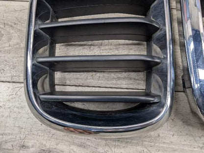 OEM BMW F16 X6 Front Left Driver Side Upper Bumper Kidney Grill Grille Chrome