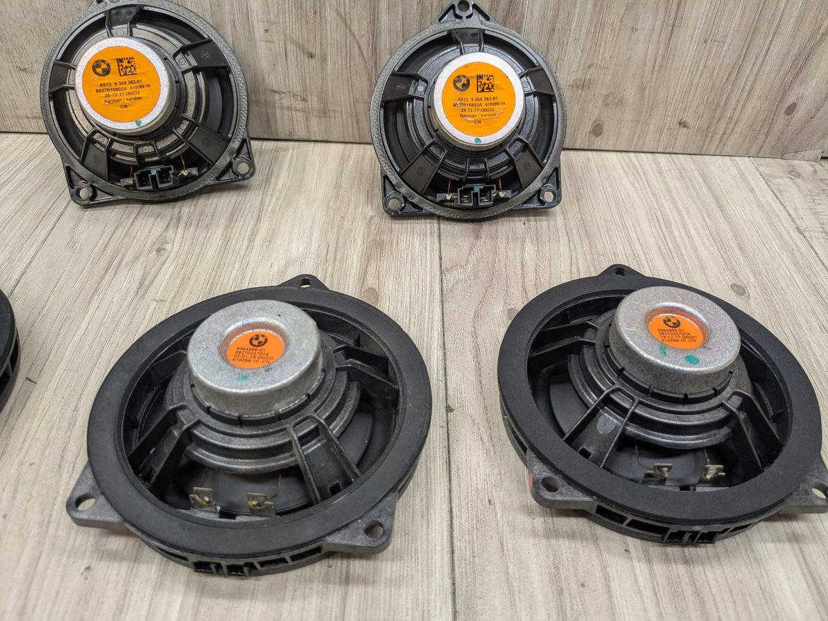 2018 BMW M550i G30 Speakers SET 9368383 OEM BMW F22 F30 F80 G12 G30 HARMAN KARDON Audio Sound System Speaker SET (10) OEM
